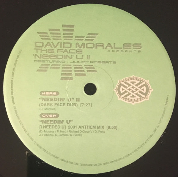Master Release: Needin' U II by David Morales