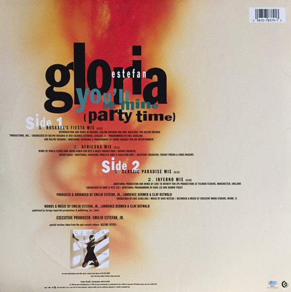 Master Release: You'll Be Mine (Party Time) by Gloria Estefan