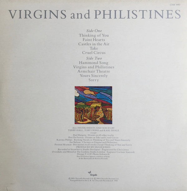 Master Release: Virgins And Philistines by The Colourfield
