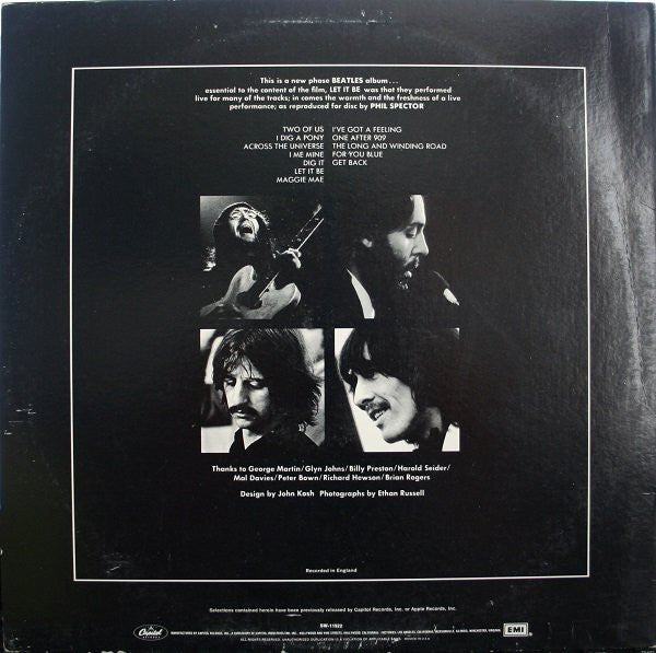 Release: Let It Be-Vinyl-US-1979-SW-11922-738337