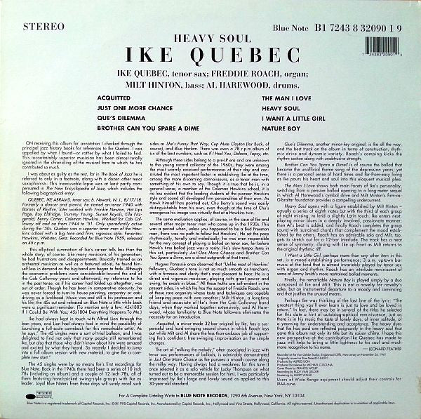 Master Release: Heavy Soul by Ike Quebec