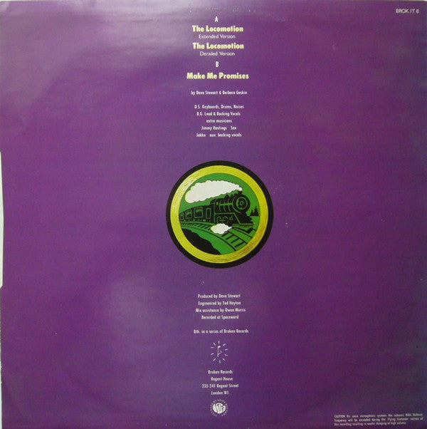 Release: The Locomotion-Vinyl-UK-1986-BROK IT 8-200228