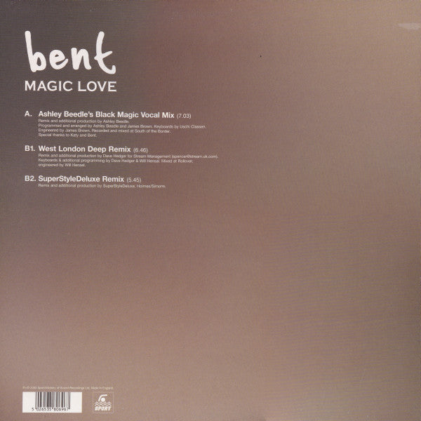 Master Release: Magic Love by Bent