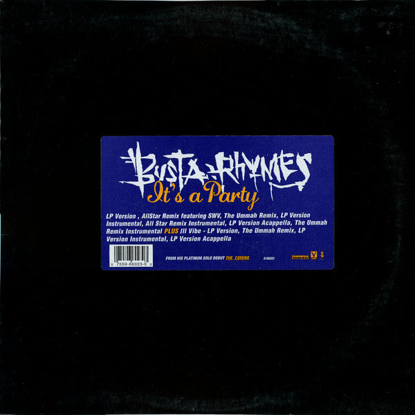 Master Release: It's A Party by Busta Rhymes