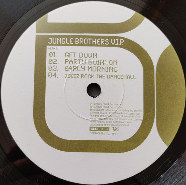 Release: V.I.P.-Vinyl-UK-1999-GEE1008291, GEE 1008291-114705