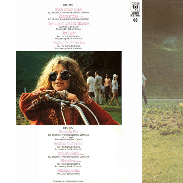 Release: Janis Joplin's Greatest Hits-Vinyl-Europe-None-CBS 32190, 32190-511599