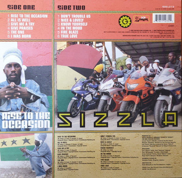 Master Release: Rise To The Occasion by Sizzla