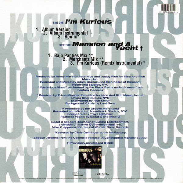 Master Release: I'm Kurious by Kurious