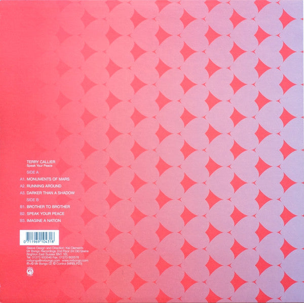 Release: Speak Your Peace-Vinyl-UK-2002-MRBLP023-244797