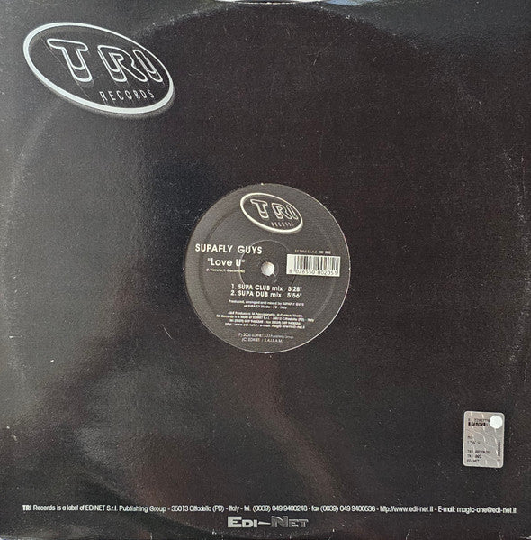 Release: Love U-Vinyl-Italy-2000-TRI 002-771081
