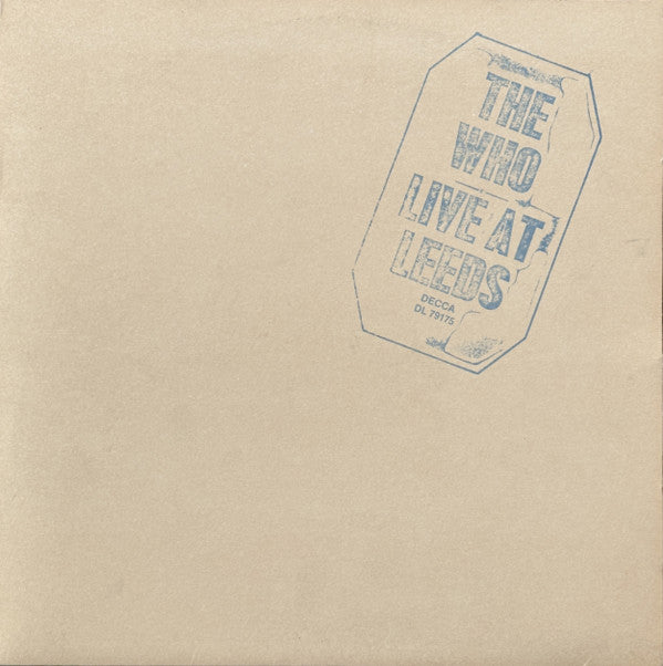 Release: Live At Leeds-Vinyl-US-1970-DL 79175, DL-79175-556011