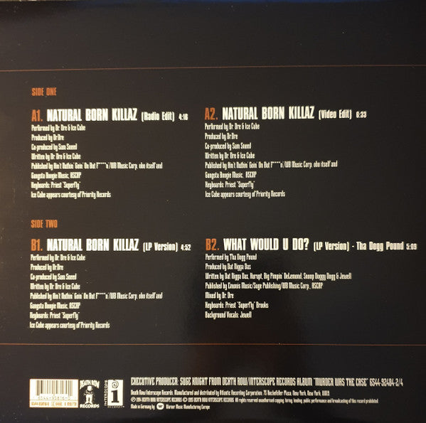 Release: Natural Born Killaz-Vinyl-Europe-1995-6544-95816-0, A 8197TX-718387