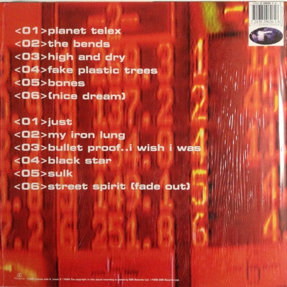 Release: The Bends-Vinyl-UK-1995-PCS 7372, 7243 8 29626 1 8-339570