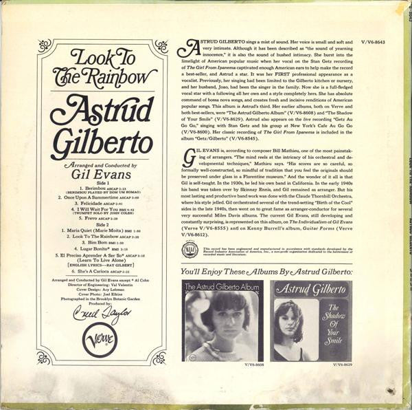 Release: Look To The Rainbow-Vinyl-US-1966-V6/8643, V6-8643-586839