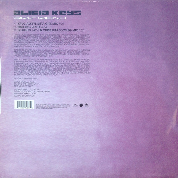 Master Release: Girlfriend by Alicia Keys