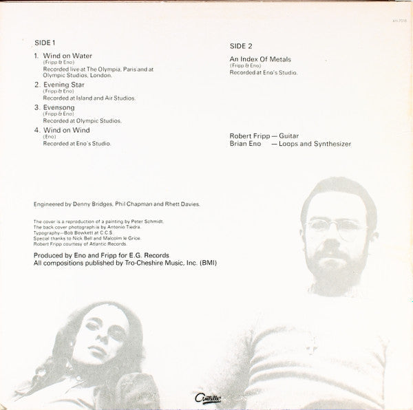 Master Release: Evening Star by Fripp & Eno