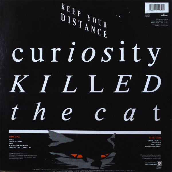 Release: Keep Your Distance-Vinyl-Europe-1987-832 025-1-860359