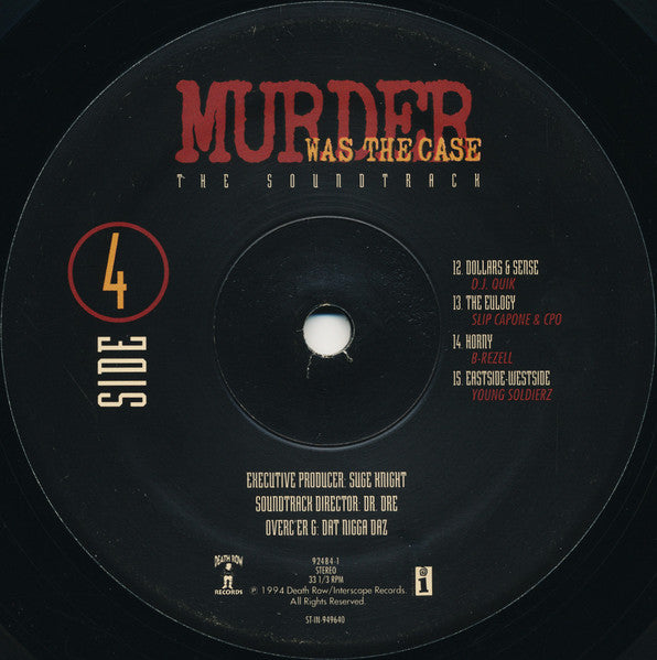 Murder Was The Case (The Soundtrack)