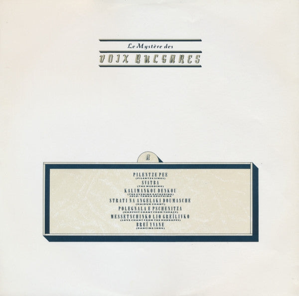 Le Mystère Des Voix Bulgares