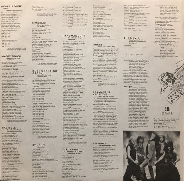 Release: Permanent Vacation-Vinyl-US-1987-GHS 24162-371342