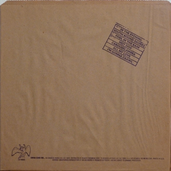 In Through The Out Door