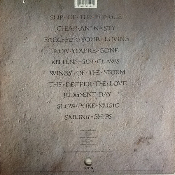 Master Release: Slip Of The Tongue by Whitesnake