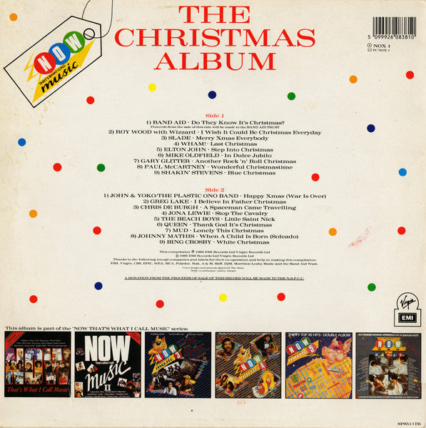 Release: Now That's What I Call Music The Christmas Album-Vinyl-UK-1985-NOX 1-981303
