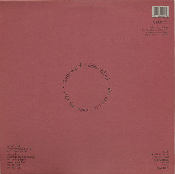 Release: Ride-Vinyl-UK-1990-cre072t, CRE072T-401059