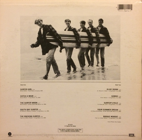 Release: Surfer Girl-Vinyl-US-1980-SN 16014-646089