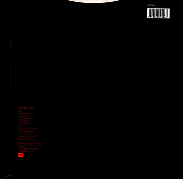 Release: It's A Sin-Vinyl-UK-1987-12RX 6158, 12RX6158-107879