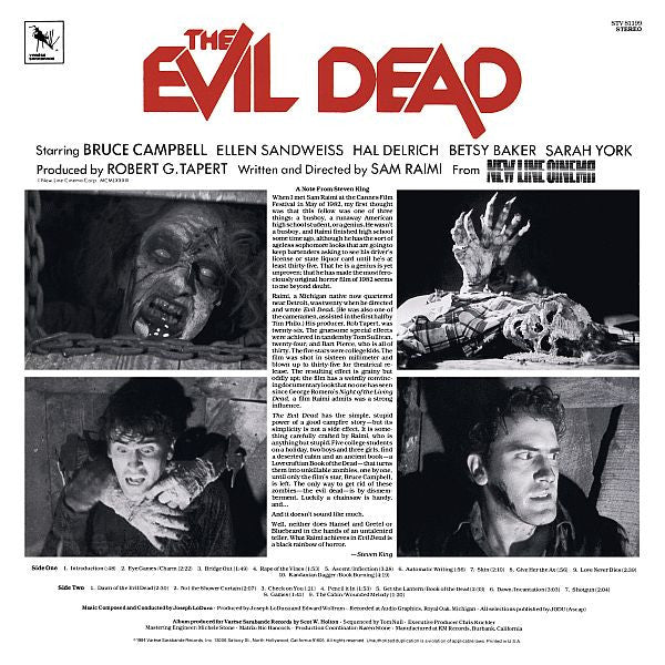 Master Release: Evil Dead (Original Motion Picture Soundtrack) by Joseph LoDuca