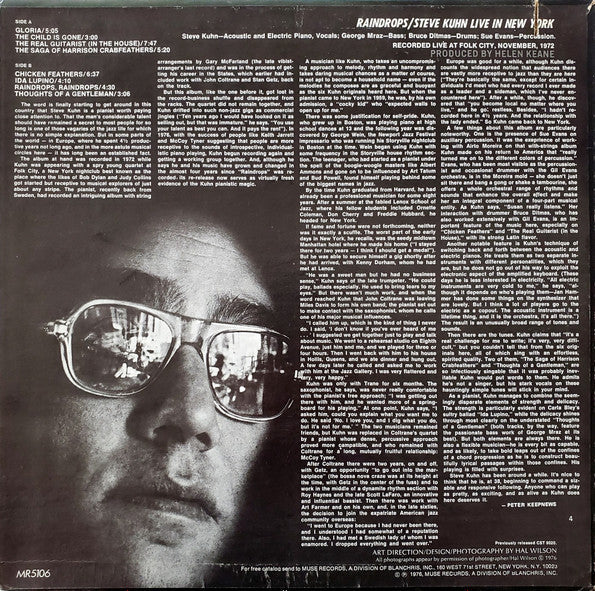 Release: Steve Kuhn Live In New York-Vinyl-US-1976-MR 5106-538356