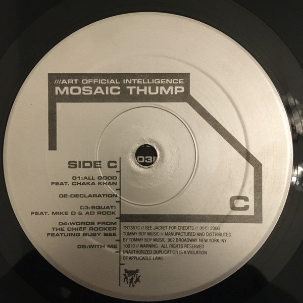 Art Official Intelligence: Mosaic Thump
