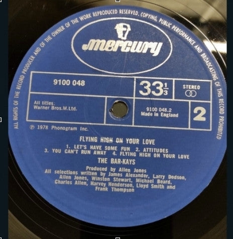 Release: Flying High On Your Love-Vinyl-UK-1977-9100 048-991373