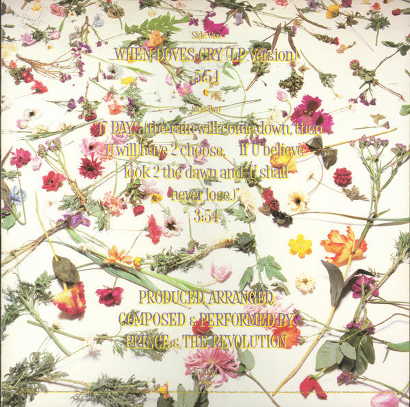 Release: When Doves Cry-Vinyl-US-1984-9 20228-0 A, 0-20228-506272