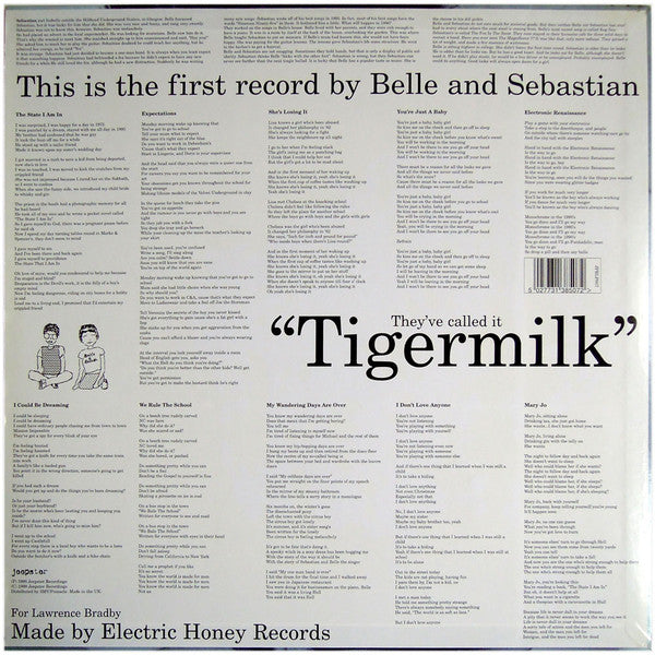 Master Release: Tigermilk by Belle & Sebastian