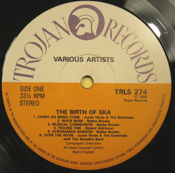 Master Release: The Birth Of Ska by Various