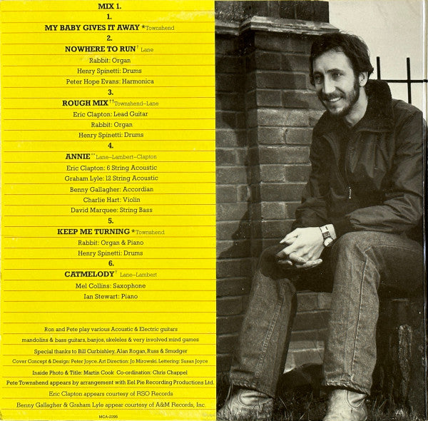 Master Release: Rough Mix by Pete Townshend