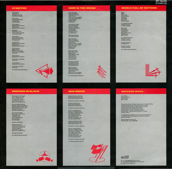 Release: Black Celebration-Vinyl-Germany-1986-INT 146.818, Stumm 26-337922