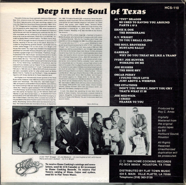 Release: Deep In The Soul Of Texas-Vinyl-US-1989-HCS-110-617200