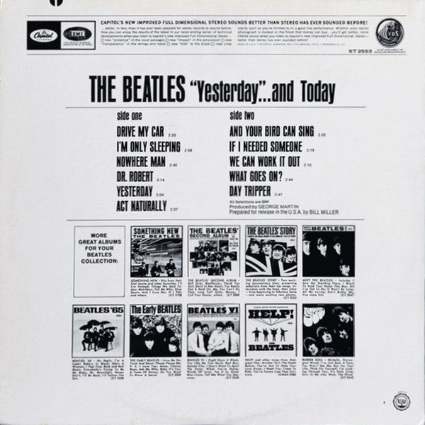 Release: Yesterday And Today-Vinyl-US-1966-ST 2553, ST-2553-379388