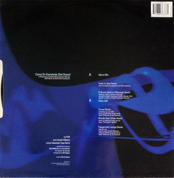 Release: Come On Everybody (Get Down)-Vinyl-UK-1997-12CL 784, 7243 8 83637 6 1-180706