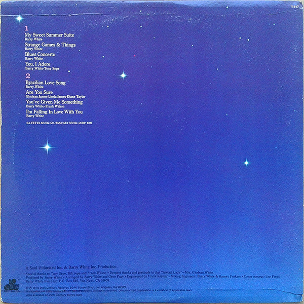 Release: My Sweet Summer Suite-Vinyl-US-1976-T-517-472823