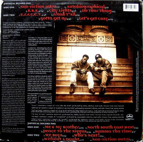 Release: Non-Fiction-Vinyl-US-1994-314 522 685-1-527676