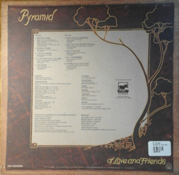 Release: Pyramid Of Love And Friends-Vinyl-US-1975-MCA 2150-872323