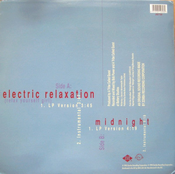 Master Release: Electric Relaxation (Relax Yourself Girl) by A Tribe Called Quest