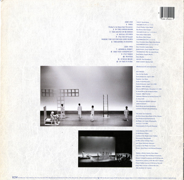 Master Release: Music For The Knee Plays by David Byrne