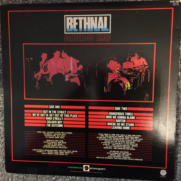 Master Release: Dangerous Times by Bethnal