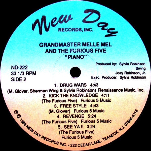 Master Release: Piano by Grandmaster Melle Mel & The Furious Five