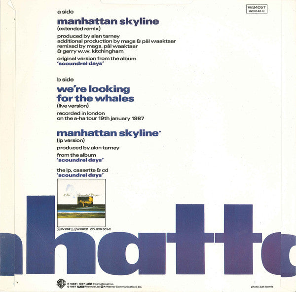 Release: Manhattan Skyline-Vinyl-UK-1987-W 8405 TW, 920642-0-921753